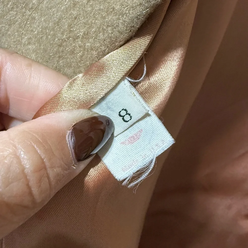 Pierre Cardin Tan Long Coat Vintage